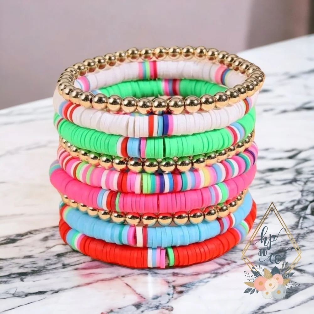 Stackable 9 Piece Bracelet Set - Picture 1 of 2